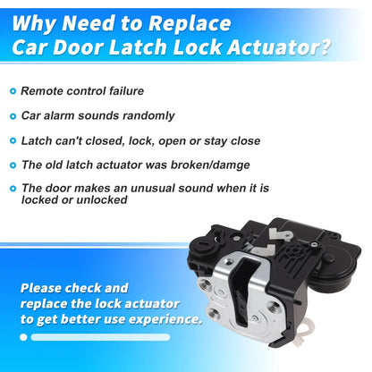 Rear Right Power Door Lock Actuator for Hyundai HB20 (2012–2019) 814201S010