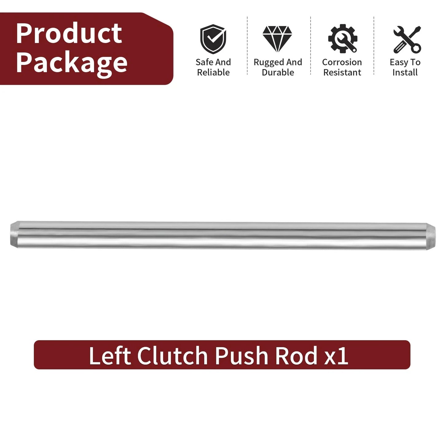 2 x Left Clutch Push Rod for Suzuki RM250 RM400 (1979–1981)