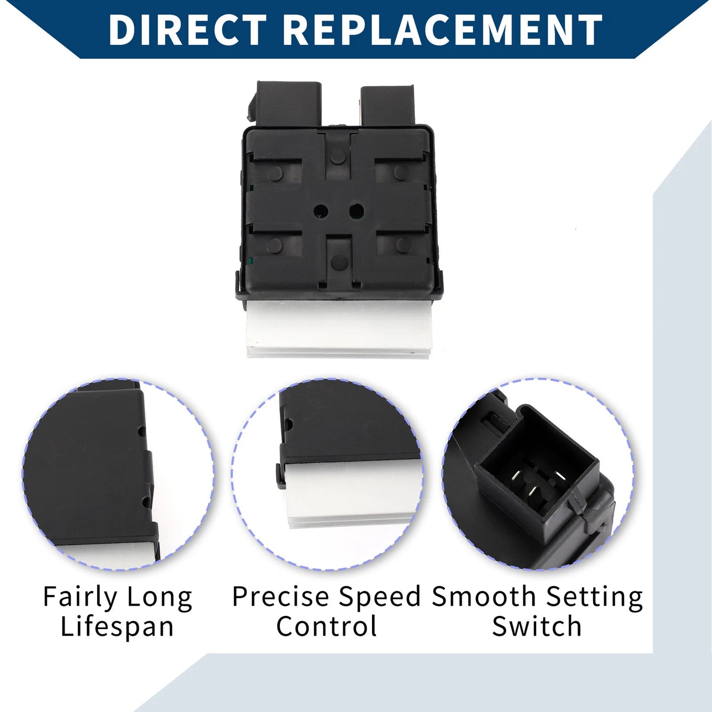 HVAC Blower Motor Resistor No.YL7Z19E624AA for Ford Expedition (1996–2004)