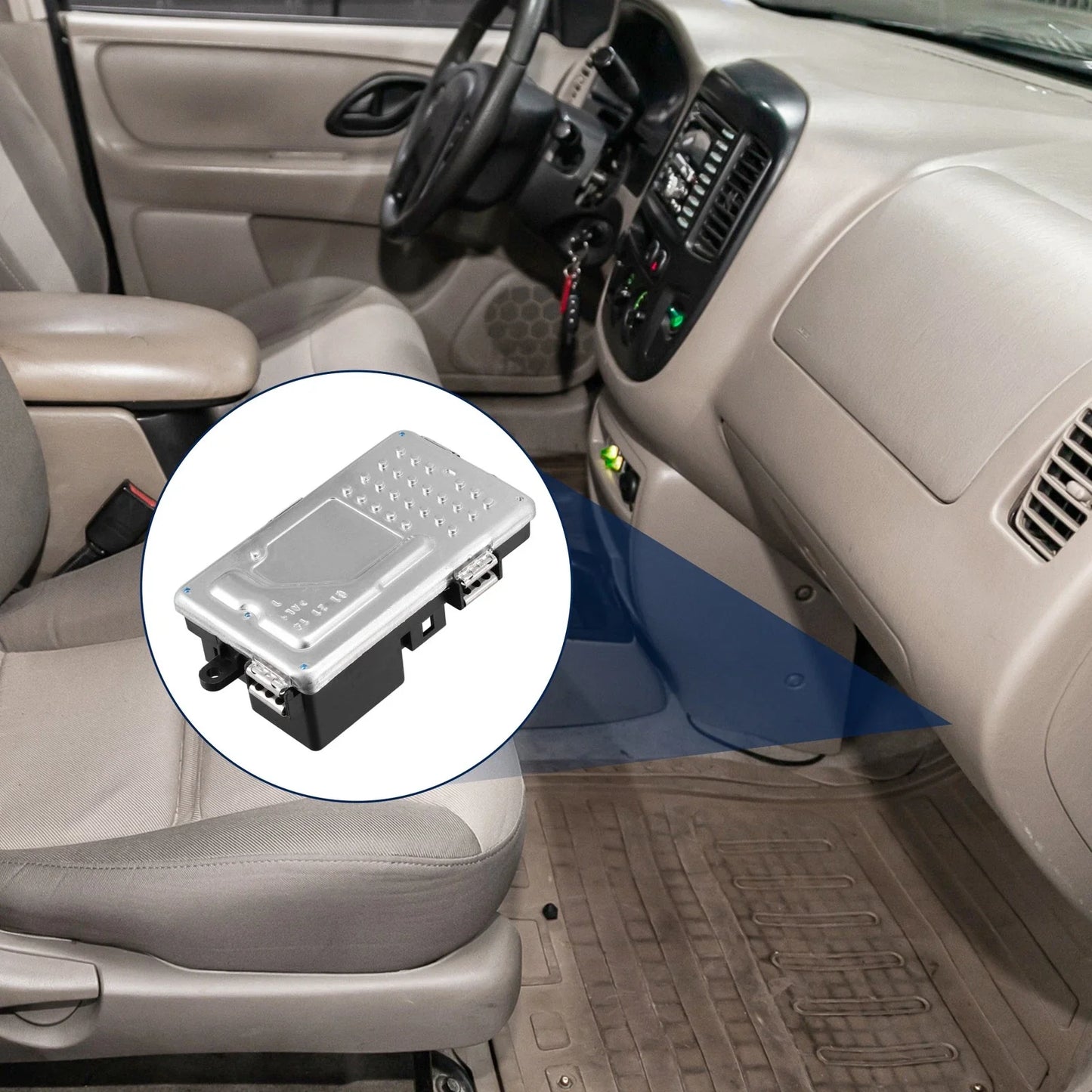 HVAC Blower Motor Resistor for BMW F10 F11 F01