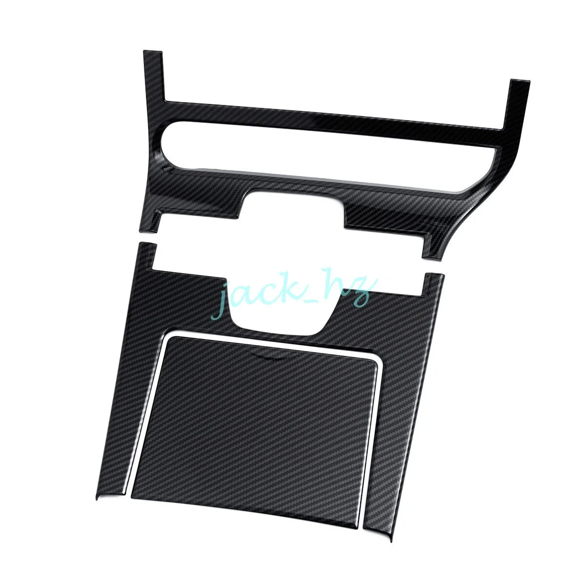 Carbon Fiber Gear Shift Box Panel Cover Trim for Toyota bZ4X (2023–2025)