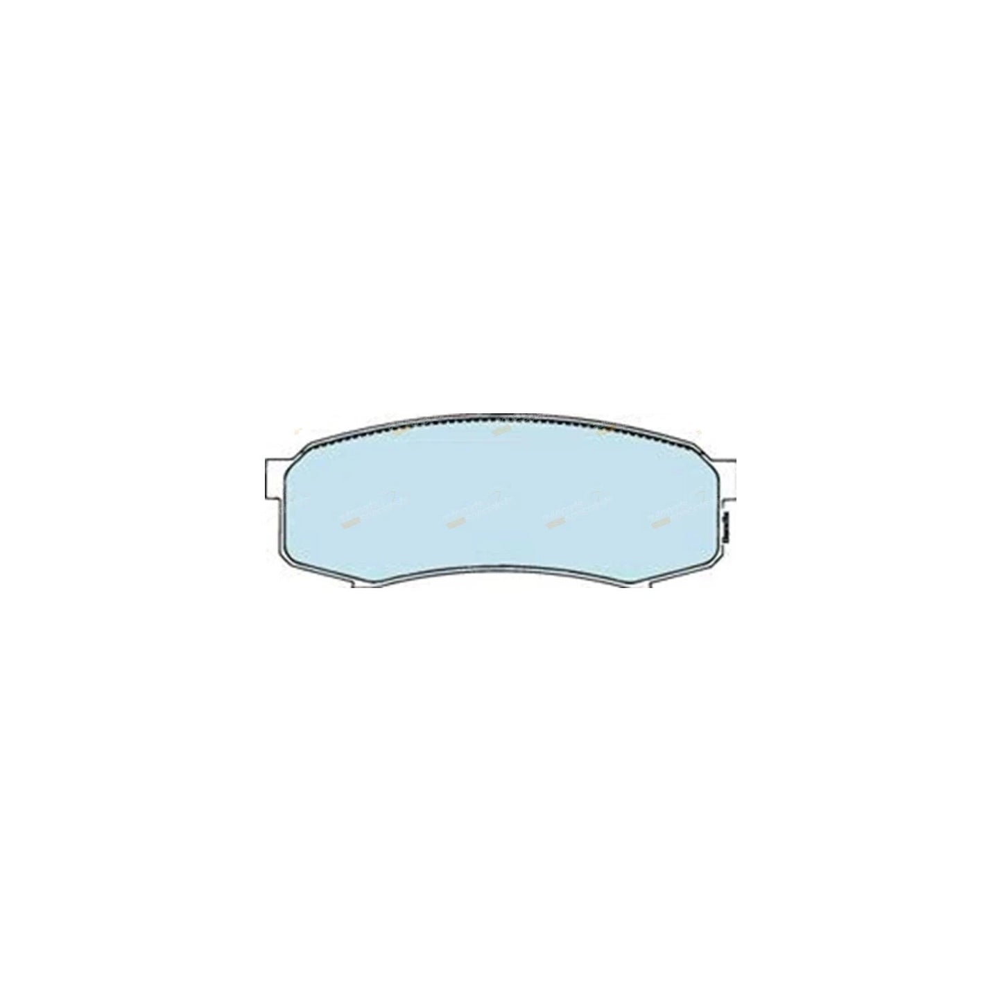 Set of 4 Rear Disc Brake Pads for Toyota Landcruiser 80 Series (1990–1998)