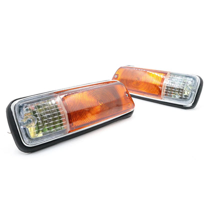 Set of 2 Front Turn Signal Lights for Datsun 521 Pickup (1968–1973)