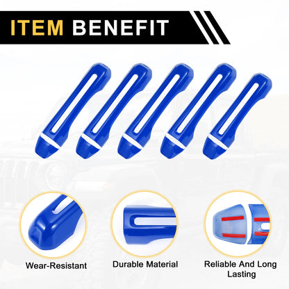 Set of 1 Door Tailgate Handle Cover for Jeep Gladiator JT (2020–2021) Blue