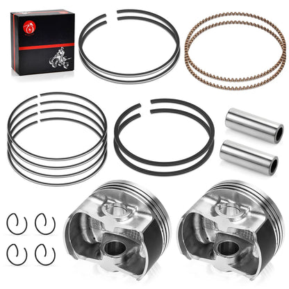 Top End Rebuild Kit 80mm Piston W Rings for Polaris RZR S 800 (2008–2014)