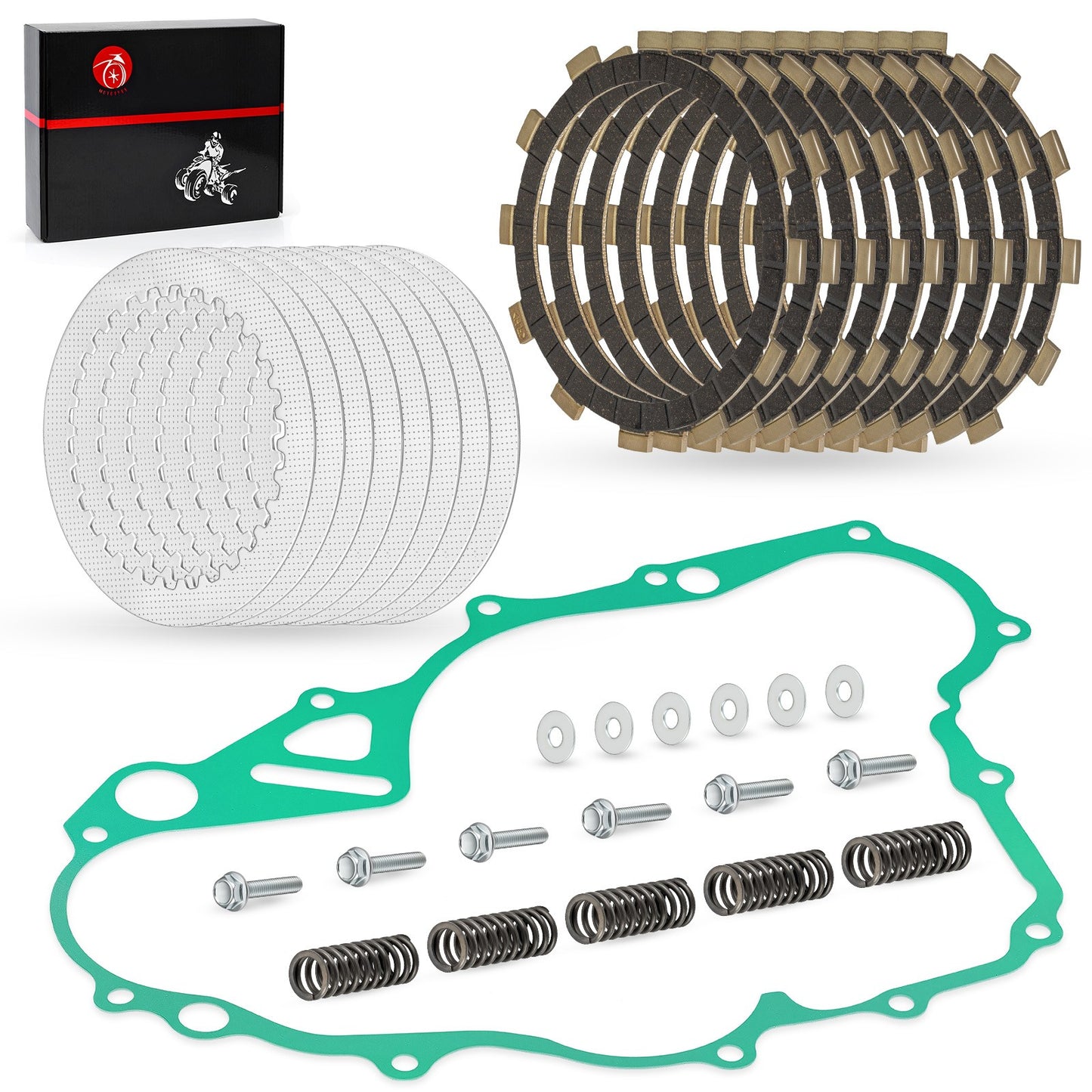 Clutch Friction Steel Plates and Gasket Kit for Yamaha WR250F YZ250FX (2015–2019)