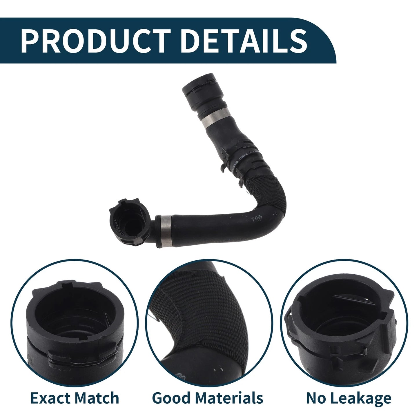Radiator Hose No.4F0819375F for Audi A6 (2004–2011) Heating Water Pipe