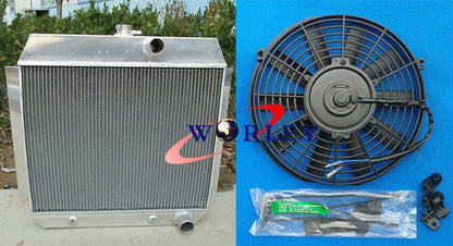 3 Row Aluminum Radiator with Fan for Chevy (1951–1954)