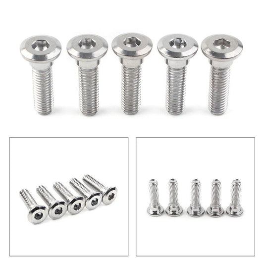 5 x M8x30mm Ti Hex Socket Bolts for Disc Brake Rotor Fasteners