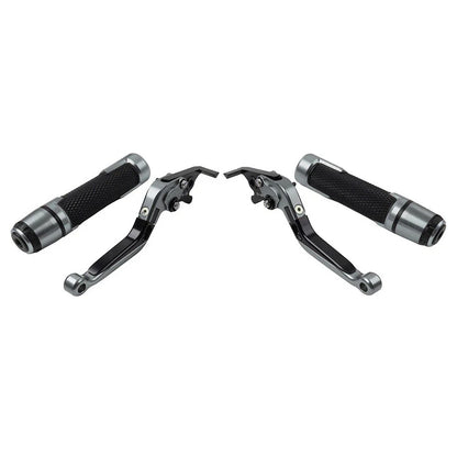 Folding Extendable Brake Clutch Lever Grip Set for Kawasaki Ninja ZX-6