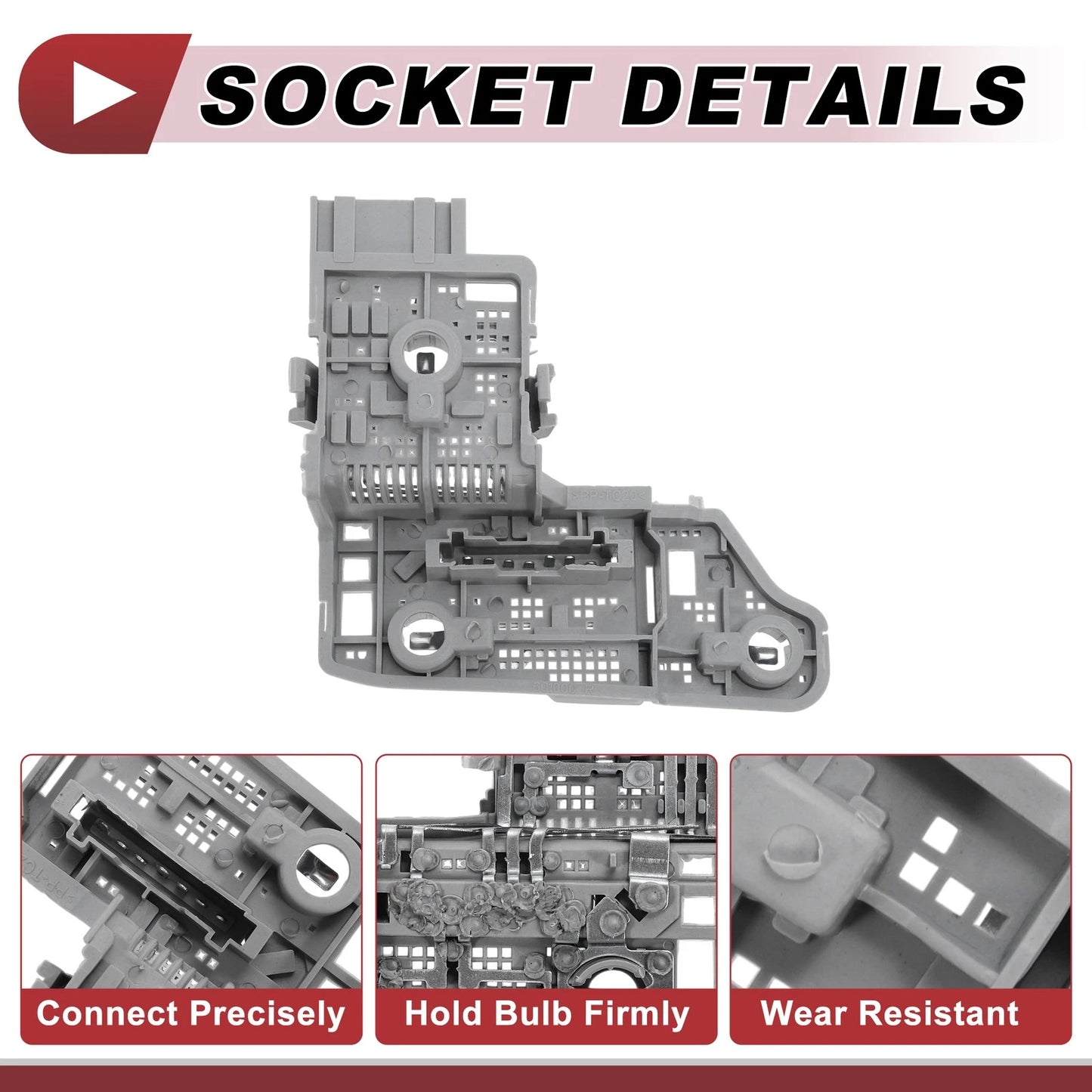 1 Pc Light Socket for Mercedes-Benz C-Class W204 (2012–2014) No. 2048202577