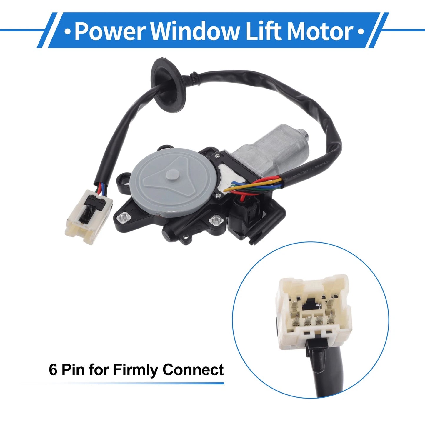 Front Right Power Window Regulator Lift Motor for Nissan Murano (2003–2007)