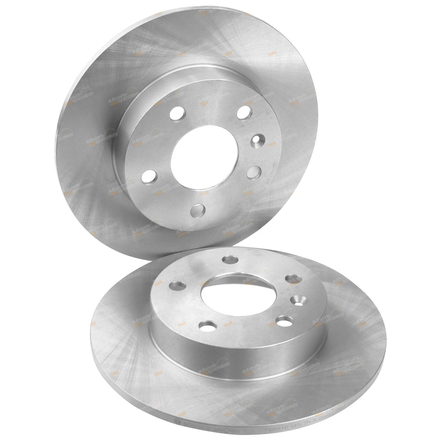 2 Rear Disc Brake Rotors for Holden Astra AH (1998–2009)
