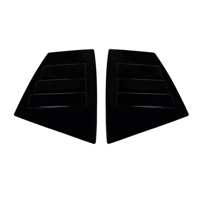 Gloss Black Side Rear Window Louver Cover for Subaru WRX STI VA (2014–2021)