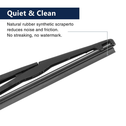 Rear Windshield Wiper Blade Arm Set 345mm for Chevrolet TrailBlazer (2006-2009)