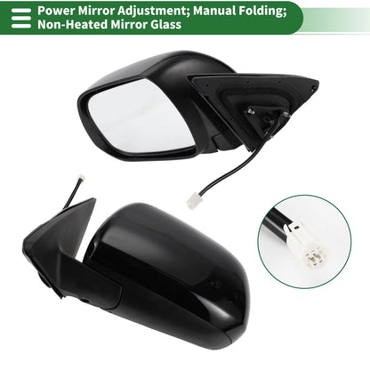 Left Side Door Mirror for Toyota Highlander (Non-Heated, 2001–2023)