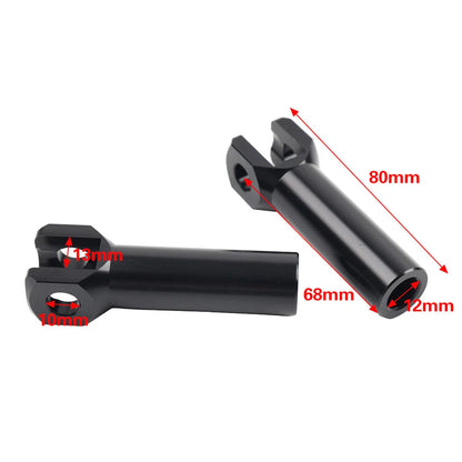 2.75" Passenger Foot Pegs Support Mount Clevis for Harley Softail