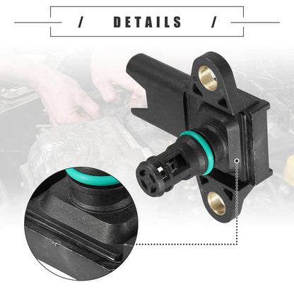 Black Engine Oil Pressure Sensor for BMW X6 335i (2009-2013)