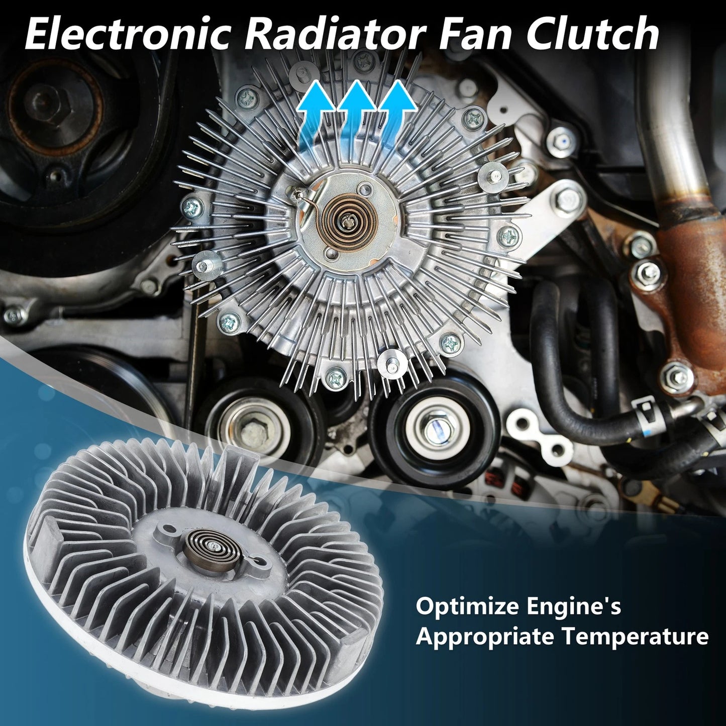 Cooling Fan Clutch for Dodge Dakota, Ram Dakota (2005–2011) No. 52029290AC
