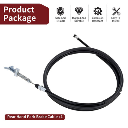 Rear Hand Park Brake Cable for Yamaha Grizzly 450 (2008–2010)