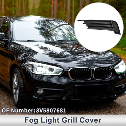 1pc Fog Light Grill for Audi A3 S3 (2013–2017) No. 8V5807681 Black