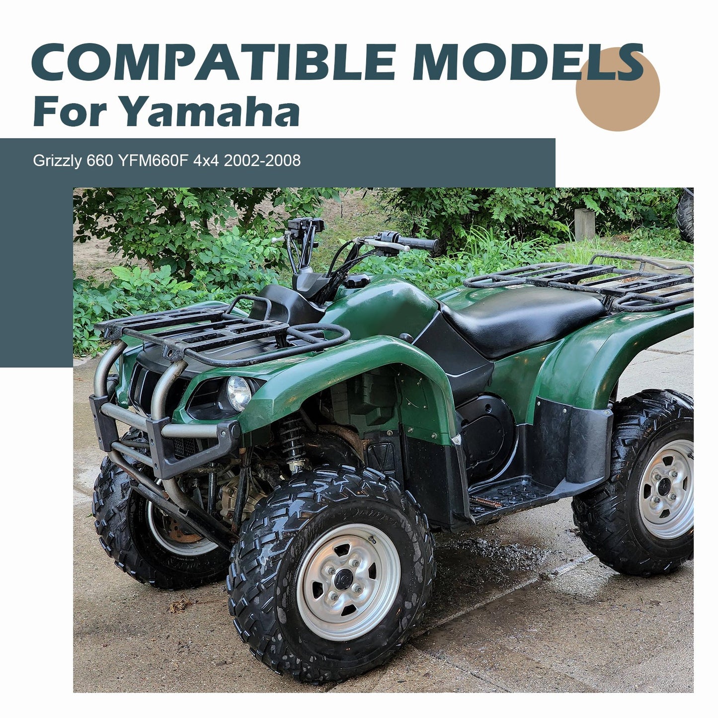 Air Intake Filter Box Cover for Yamaha Grizzly 660 (2002–2008)