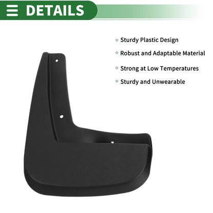 Mud Flaps Splash Guards for Chevrolet Equinox (2010–2017) W/ Mounts