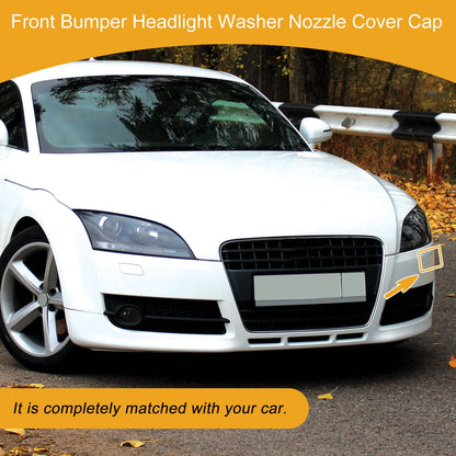 Front Left Washer Nozzle Cover Cap for Audi TT (2009–2015) 1 Pcs White