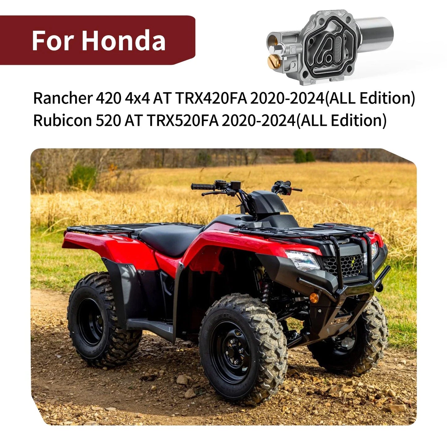 Solenoid Liner for Honda Rancher 420 4x4 AT (2020–2024)