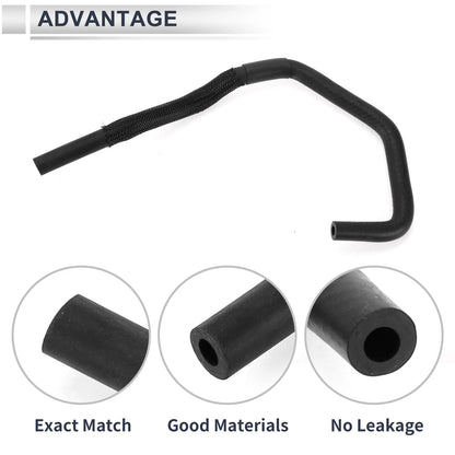 Radiator Coolant Hose for Toyota Tacoma (2005–2016) No. 1626475131 Rubber Black