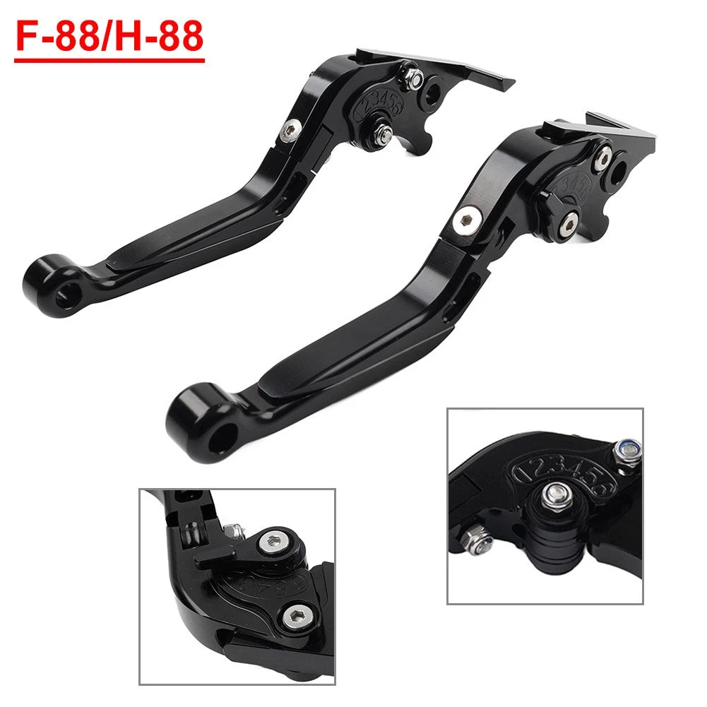 Folding Extendable Brake Clutch Levers for Kawasaki ZX14R/ZX1400/ZZR1400 (2006–2017)