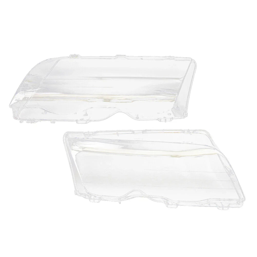 Headlight Lens Shell Cover for BMW 3 Series E46 Sedan (1998-2001) Clear