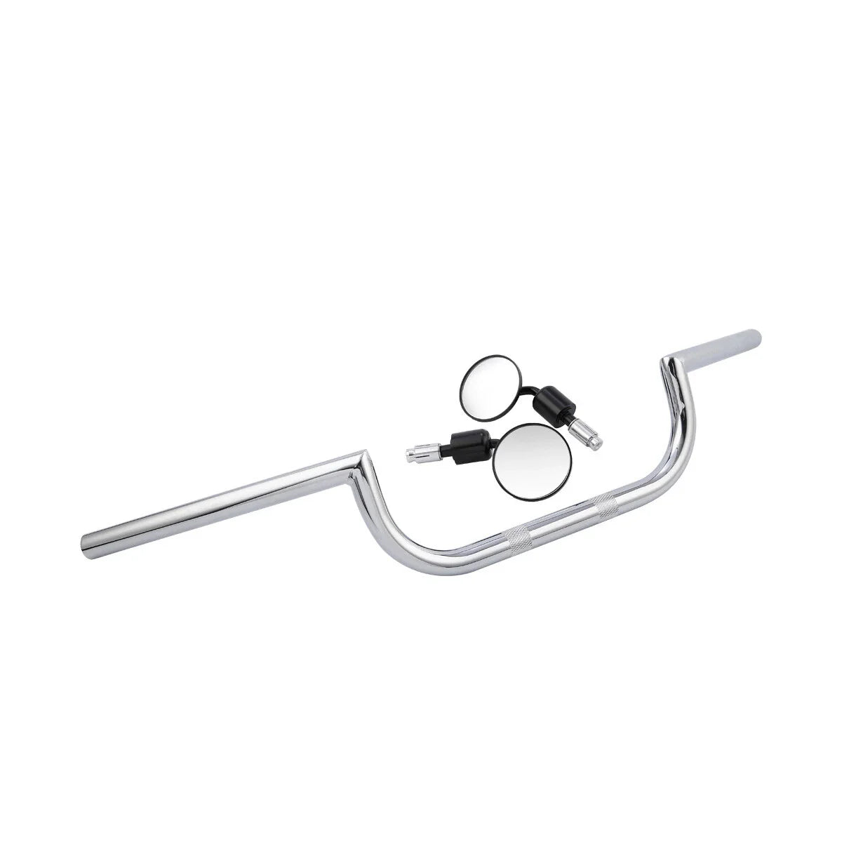 Chrome 7/8" Handlebar & Rear-View Mirrors for Yamaha Cafe Racer