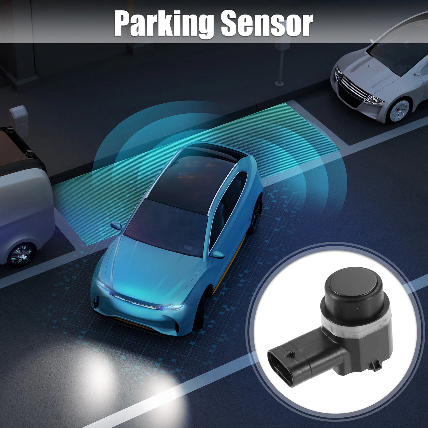 Set of 4 PDC Parking Assist Sensors for Land Rover Range Rover Evoque (2012–2018)