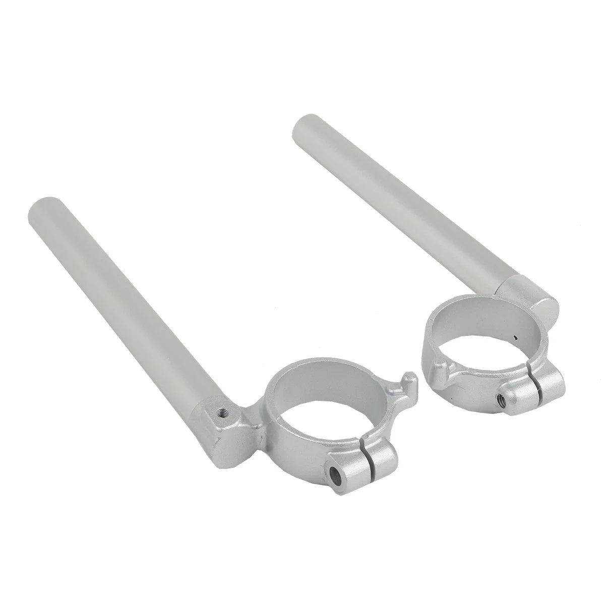 Silver Clip-On Handlebars for Suzuki GSXR600 750 (2006-2010)