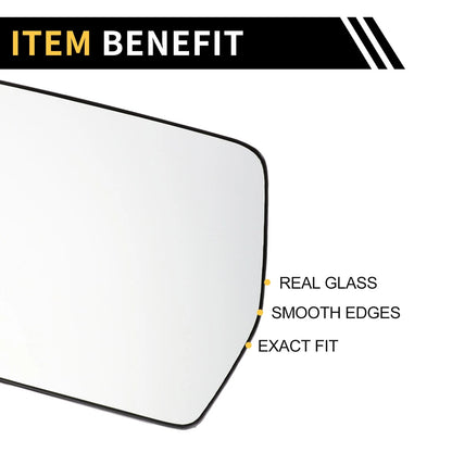 Left Side Mirror Glass Replacement for Ford F-150 (2004–2010)