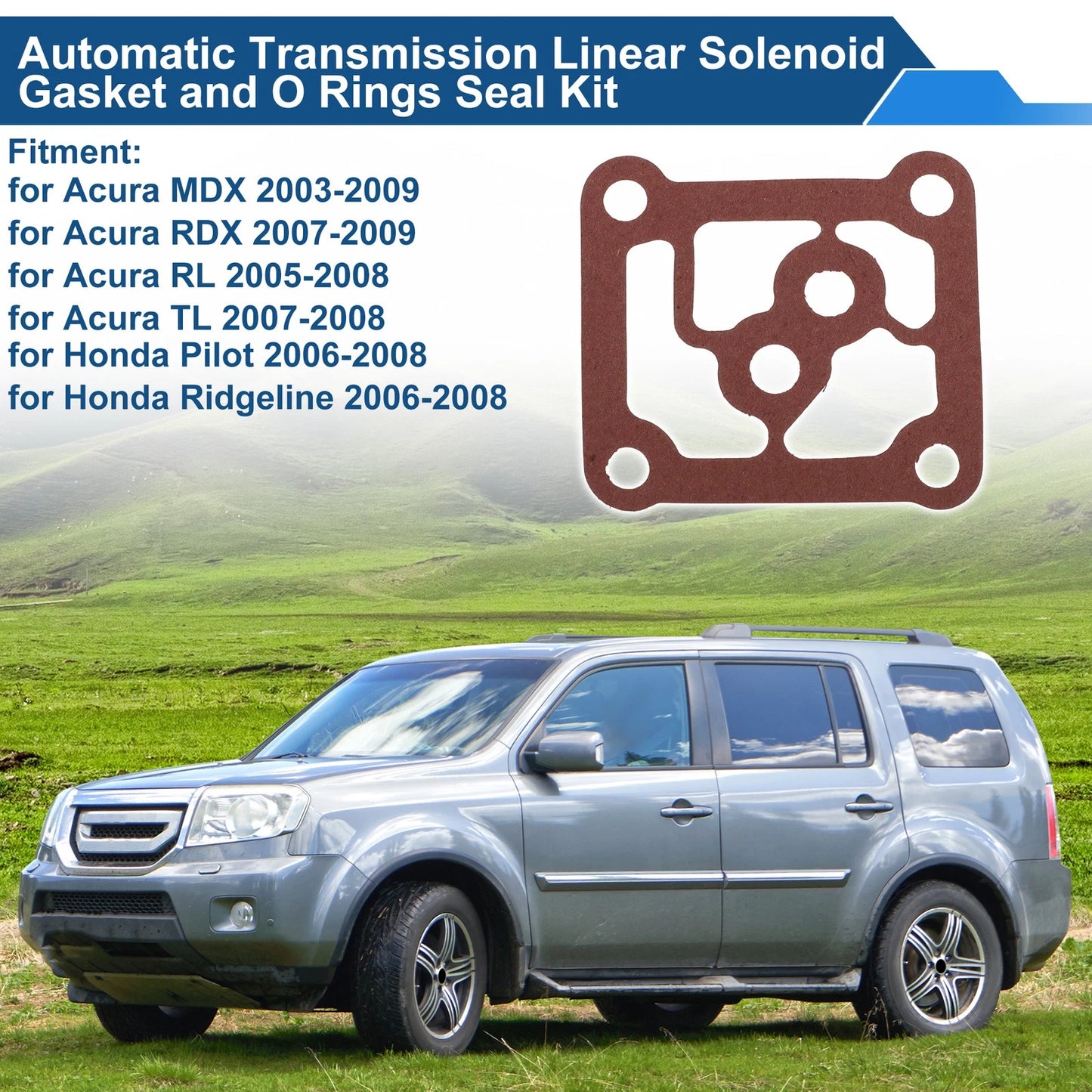 Transmission Single Linear Solenoid Valve Gasket for Acura MDX (2001–2006)