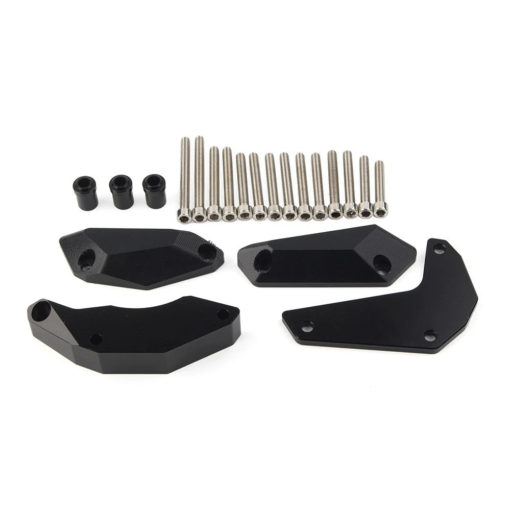2X CNC Handlebar Grips Bar End Slider Cap for Yamaha YZF-R1 (2000–2023)