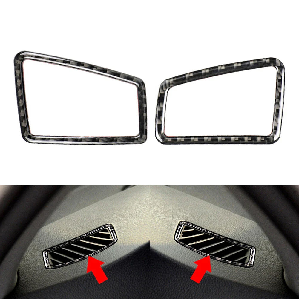 Carbon Fiber Air Vent Outlet Covers for BMW 3 Series E90 E92 E93 (05-12)