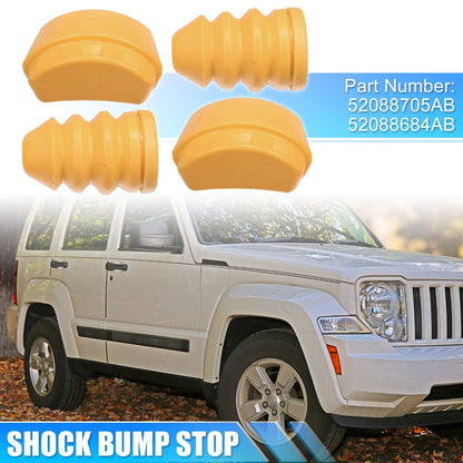 Set of 4 Front Bumper Step Bumpers 52088705AB 52088684AB for Jeep Liberty (2002–2007)