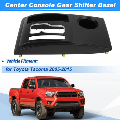 Gear Shifter Bezel Panel Cover for Toyota Tacoma (2005–2015) No.58822AD010 Black