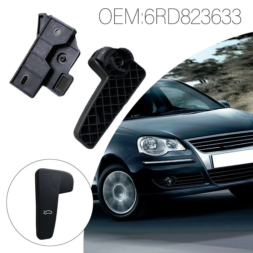 2 x Engine Hood Handle for VW Polo (2011–2011)