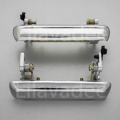 Chrome Outer Door Handles for Datsun 620 Ute Truck Pickup  - 2 x Metal