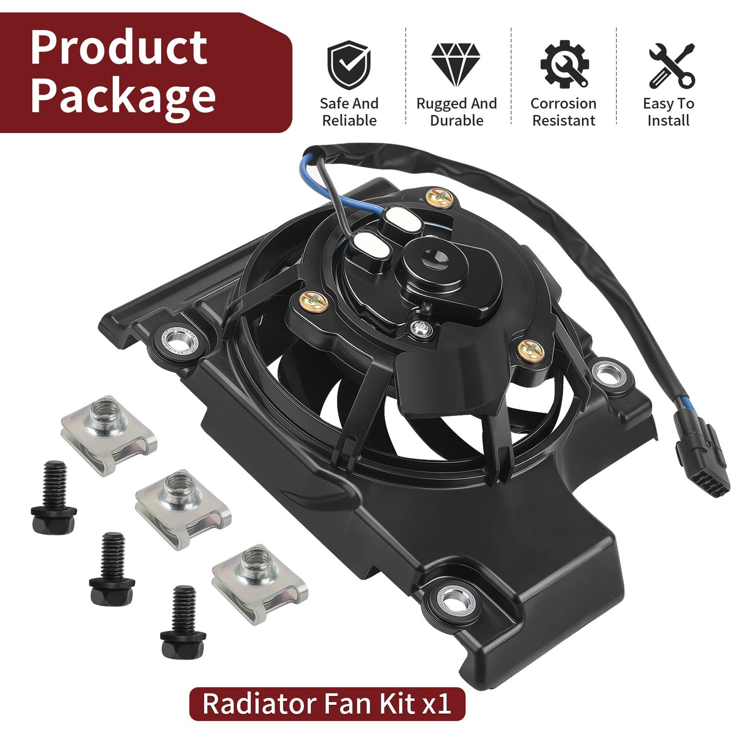 Radiator Fan for Yamaha YZ250FX YZ450FX WR450F (2019–2024)