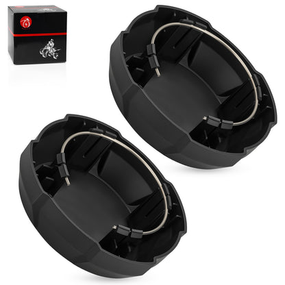 2 Pack Matte Black Rim Cap for Polaris Ranger Crew SP 570 (2022–2025)
