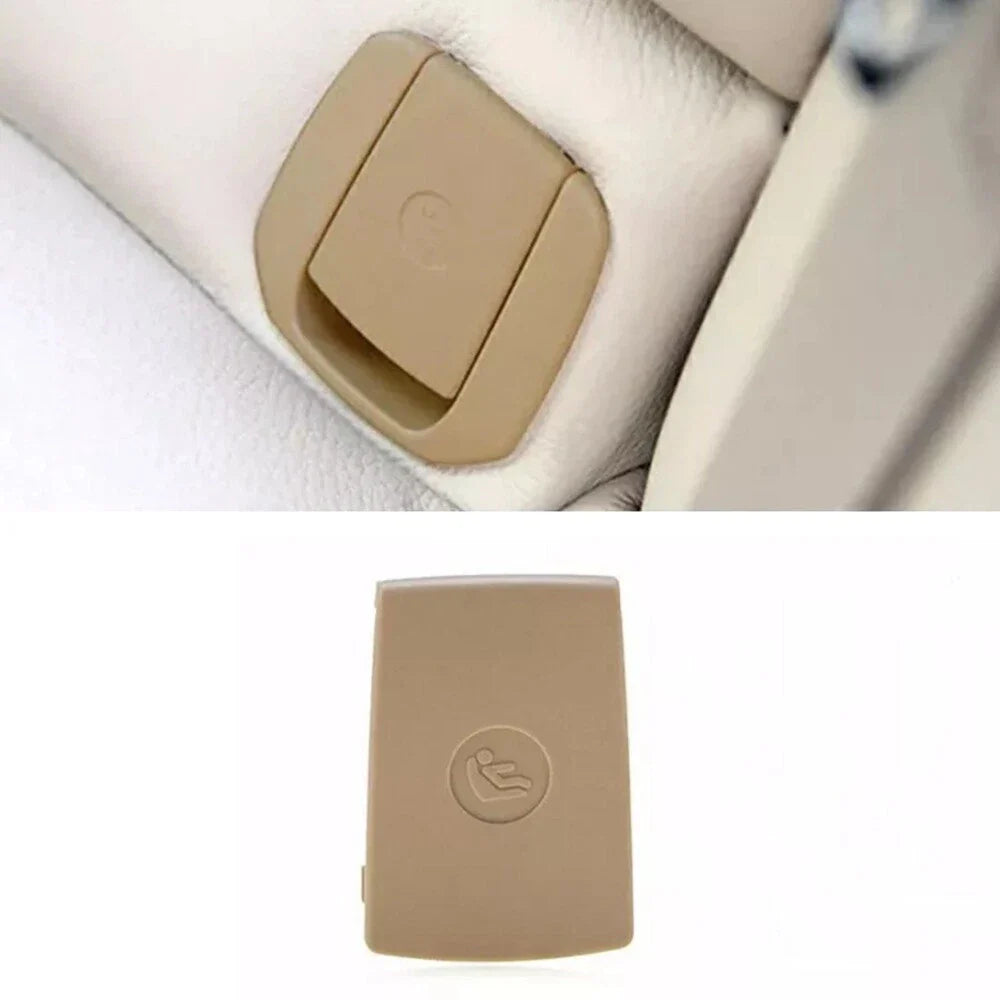Beige Rear Child Seat Anchor ISOFix Cover for BMW 1 3 Series E81 E87 F20 X1 (2004-2019)