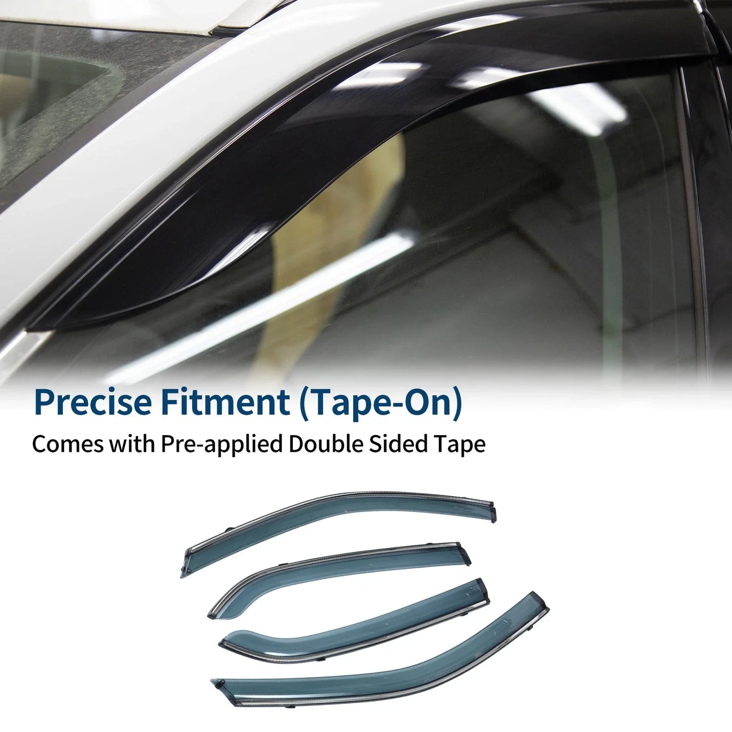 Car Window Deflectors for Honda Accord Sedan 2003-2007 Side Vent Visors