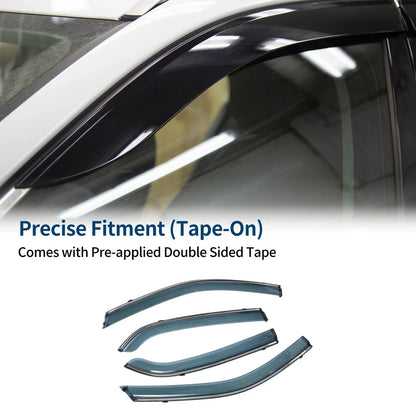 Car Window Deflectors for Honda Accord Sedan 2003-2007 Side Vent Visors