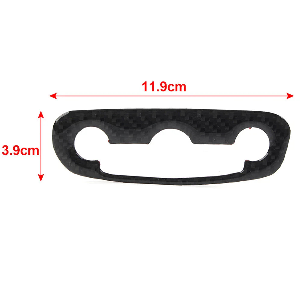 Carbon Fiber Black Headlight Switch Cover Trim for Chevrolet Equinox (2017-2022)