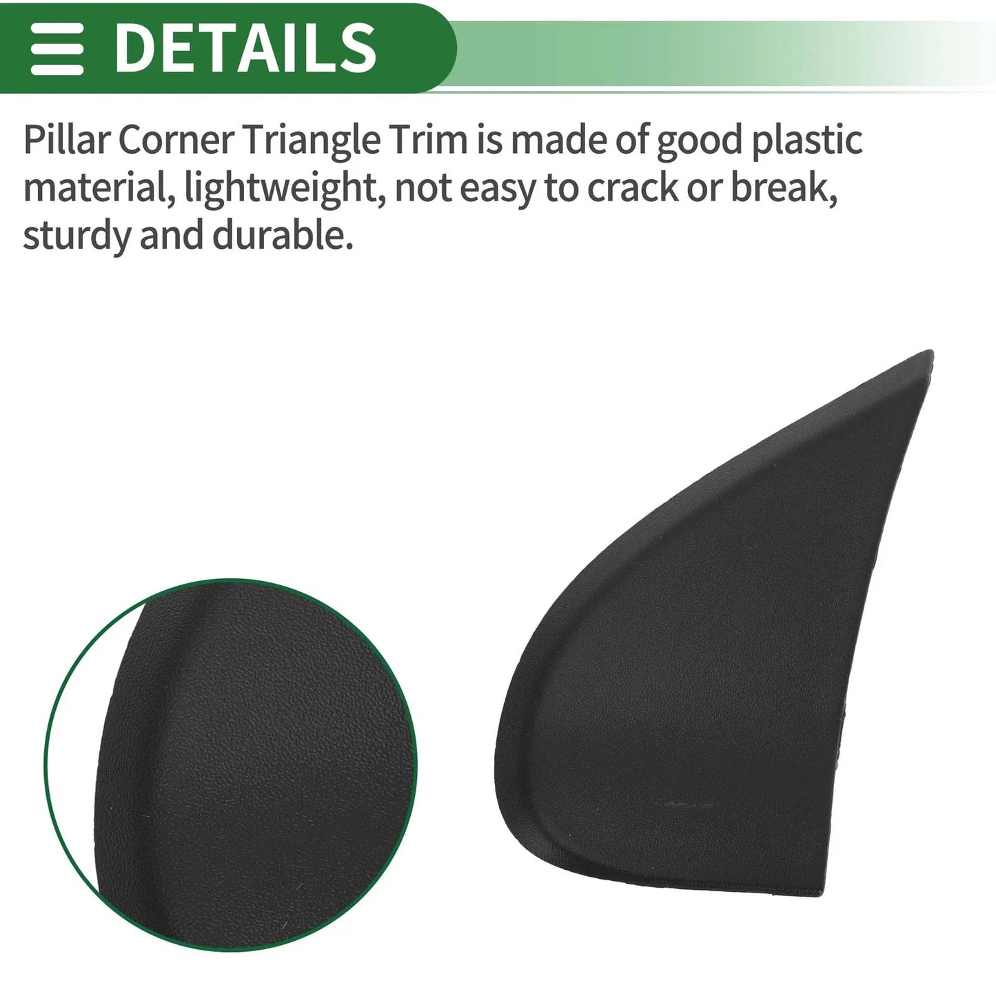 Front Left Side Pillar Triangle Trim for Dodge Journey (2009-2020)